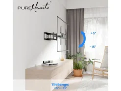 PureMounts Wandhalterung PM-FM41-600 Schwarz