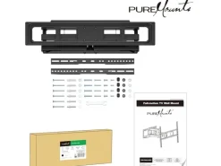 PureMounts Wandhalterung PM-FM41-600 Schwarz