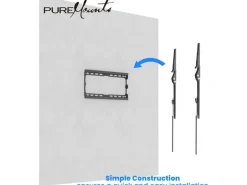 PureMounts Wandhalterung PM-BT410 Schwarz