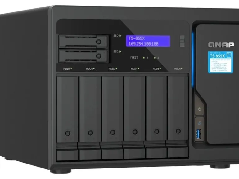 QNAP NAS TS-855X-8G 6+2-bay