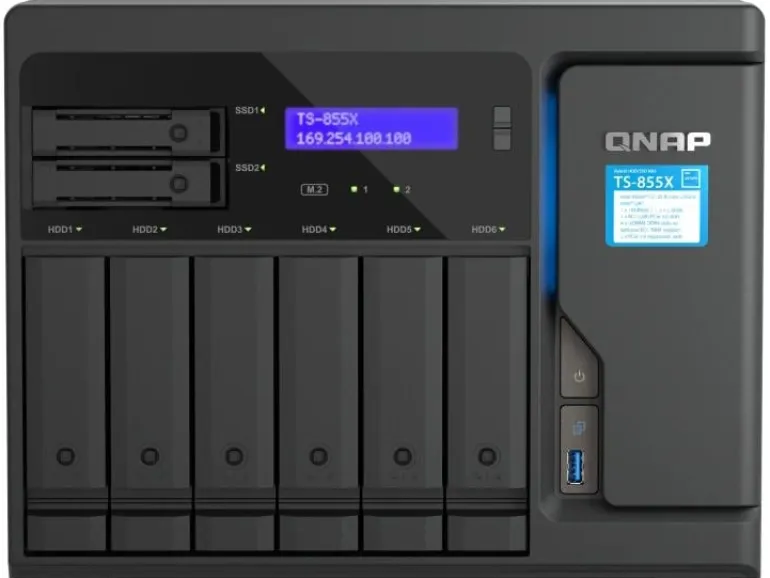 QNAP NAS TS-855X-8G 6+2-bay