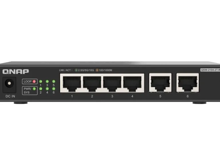 QNAP Switch QSW-2104-2T-R2 6 Port