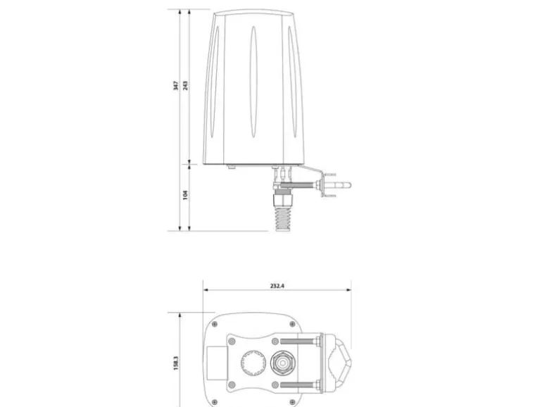 QuWireless LTE-Antenne QuSpot A240S für RUT260/241/240/230/200