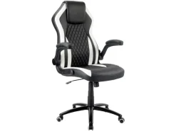 Racing Chairs Gaming-Stuhl CL-RC-BW-2 Schwarz/Weiss