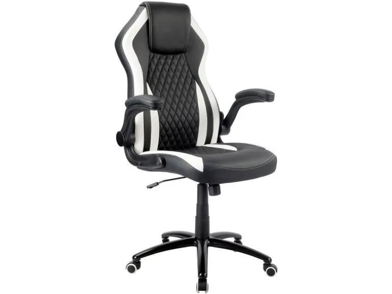 Racing Chairs Gaming-Stuhl CL-RC-BW-2 Schwarz/Weiss