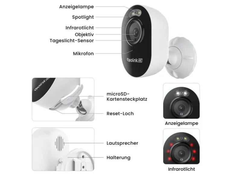 Reolink Netzwerkkamera Lumus Pro E450 4K 8 MP