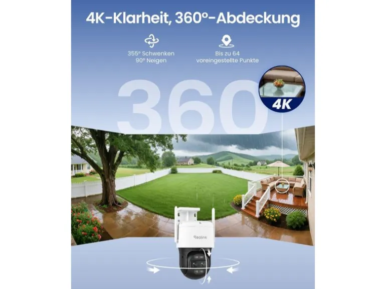 Reolink Netzwerkkamera Trackmix B770 4K Wifi-Cam + Solarpanel 2
