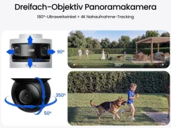 Reolink Omvi 3i PoE P931 Wetterfest, 180° Panorama, Pan & Tilt, PoE