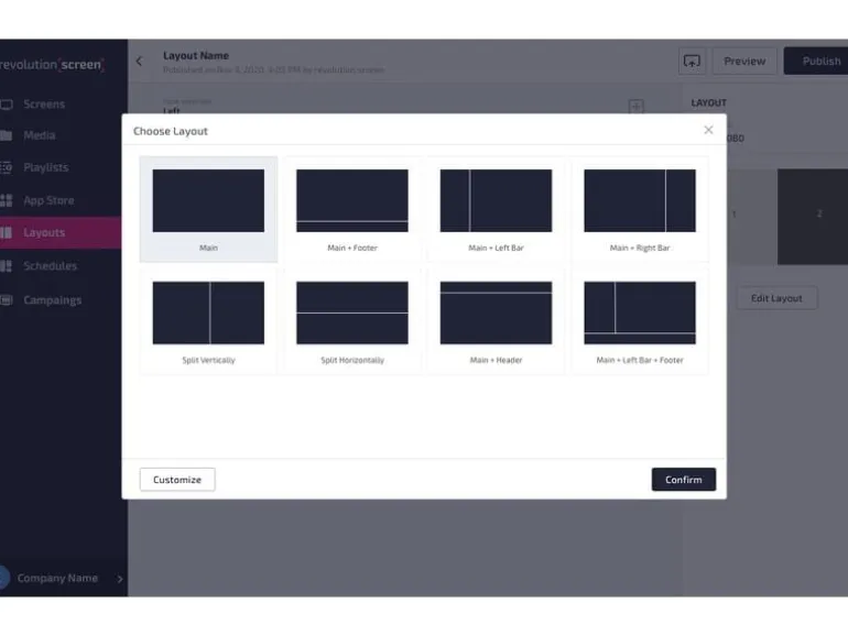 revolutionSCREEN Digital Signage Software revolutionScreen Pro 1 Jahr