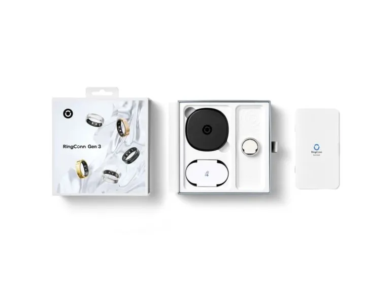 RingConn Smart Ring Gen3, Gr.11 Brushed Silber