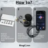 RingConn Smart Ring, Gen 2, Grösse 10, Moonlight Silver