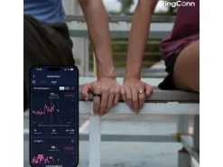 RingConn Smart Ring, Gen 2, Grösse 10, Midnight Black