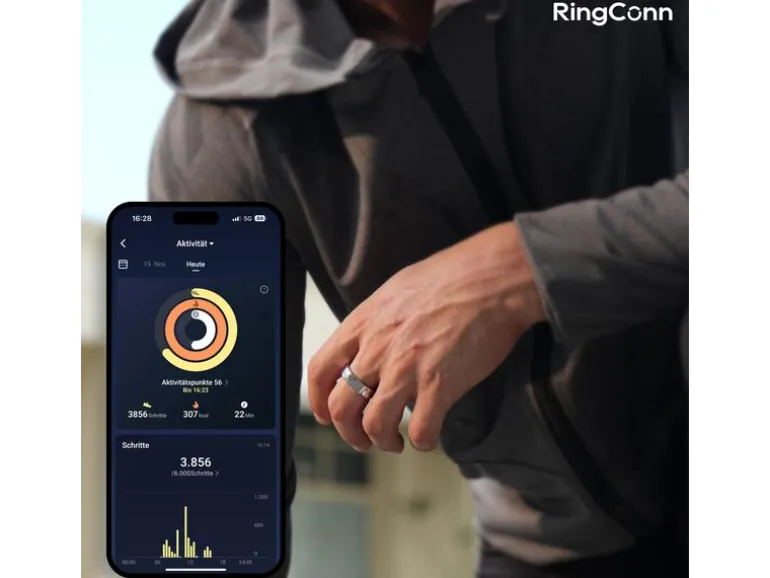 RingConn Smart Ring Gen 2, Grösse 14 - Gold