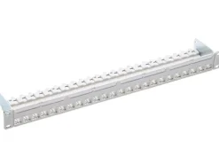 R&M Patchpanel 24 Port Cat. 6A 1HE 19" ungeschirmt, leer