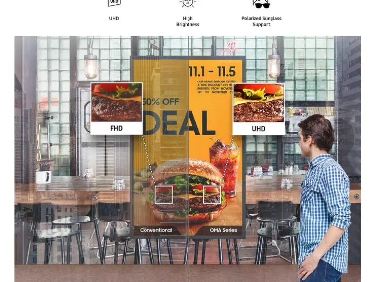 Samsung Public Display Semi-Outdoor OM75A 75 "