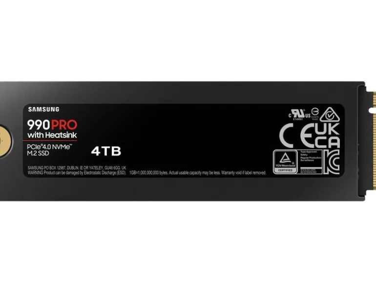 Samsung SSD 990 PRO Heatsink M.2 2280 NVMe 4000 GB