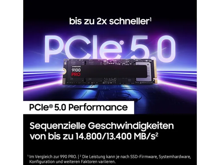 Samsung SSD 9100 PRO M.2 2280 NVMe 2000 GB