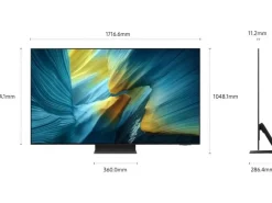 Samsung TV QE77S95F 77'' S95F OLED 4K AI TV, 2025
