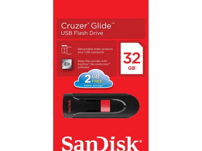 SanDisk USB-Stick Cruzer Glide USB2.0 32 GB