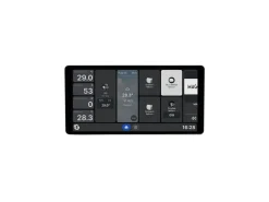 Shelly Unterputz · Wall Display X2i Black · WLAN · schwarz