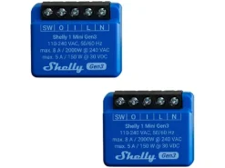 Shelly WLAN-Schalter Mini Gen3, 2 Stück