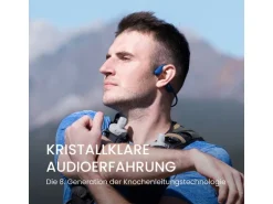 Shokz Bone Conduction Kopfhörer OpenRun USB-C Blau