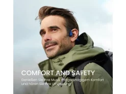 Shokz Bone Conduction Kopfhörer OpenRun USB-C Blau
