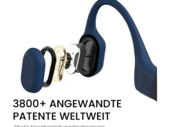 Shokz Bone Conduction Kopfhörer OpenRun USB-C Blau