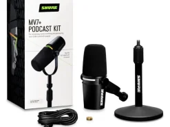 Shure Mikrofon MV7+ BNDL Schwarz