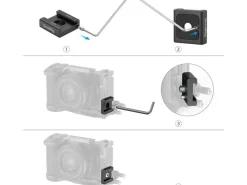 Smallrig Adapter Anti-Twist Cold Shoe Mount Support 2 Stück