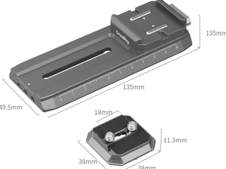 Smallrig HawkLock H38 Manfrotto QR-Platte für DJI Stabilisatoren