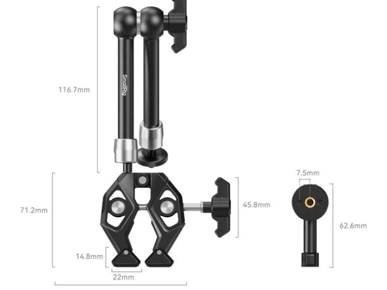 Smallrig Krabbenklemme mit Magic Arm
