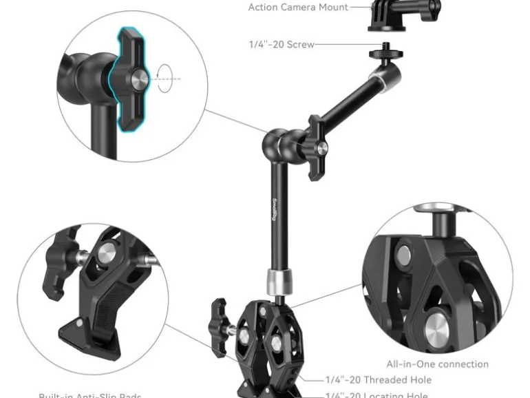 Smallrig Krabbenklemme mit Magic Arm