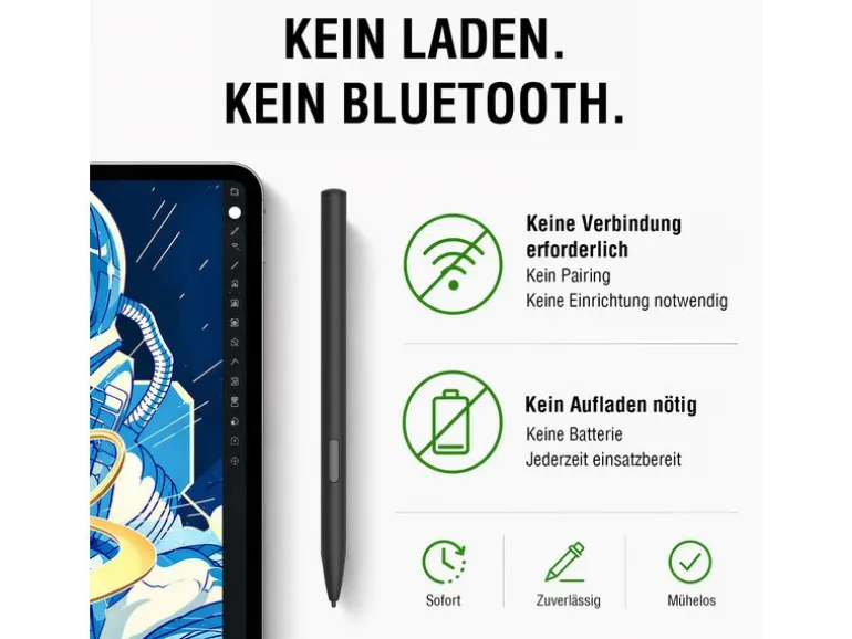 4smarts Eingabestift Multi-Device Pencil Pro EMR, Schwarz