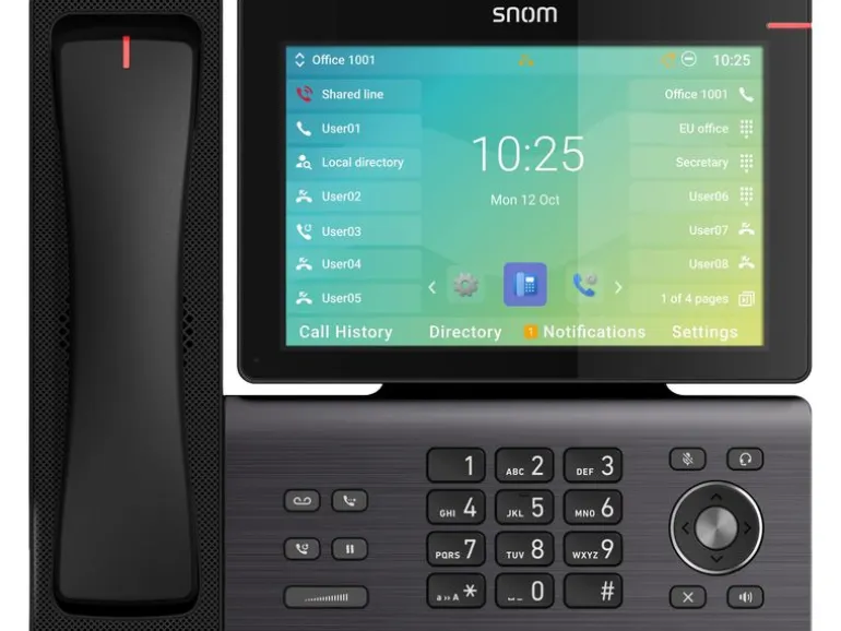 snom Tischtelefon D895M Schwarz