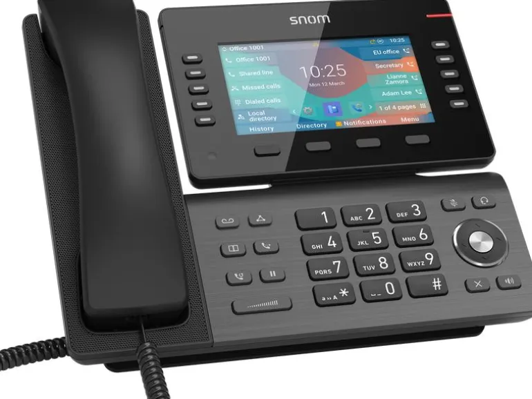 snom Tischtelefon D865 Schwarz