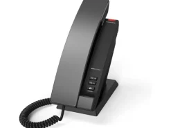 snom Tischtelefon HD100 SIP-Hoteltelefon Schwarz