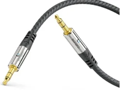 sonero Audio-Kabel 3.5 mm Klinke mit Nylonmantel 1 m