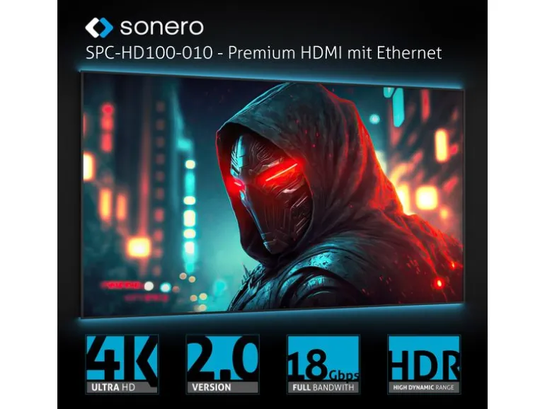 sonero Kabel HDMI - HDMI, 2 m