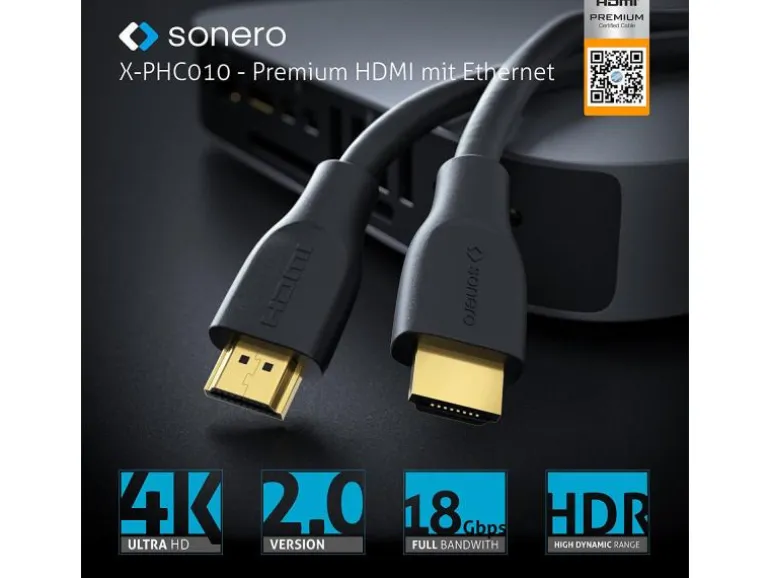sonero Kabel HDMI - HDMI, 0.5 m