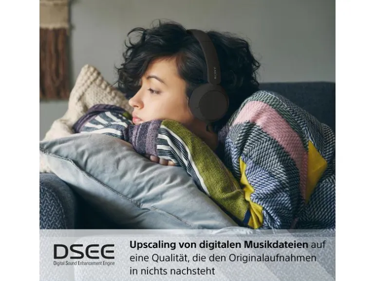 Sony Wireless On-Ear-Kopfhörer WH-CH520 Schwarz