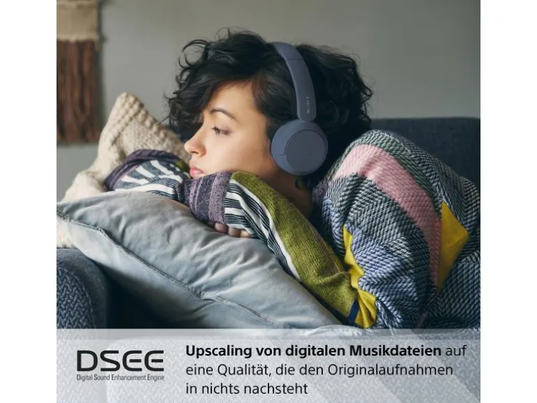 Sony Wireless On-Ear-Kopfhörer WH-CH520 Blau