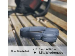 Sony Wireless On-Ear-Kopfhörer WH-CH520 Blau