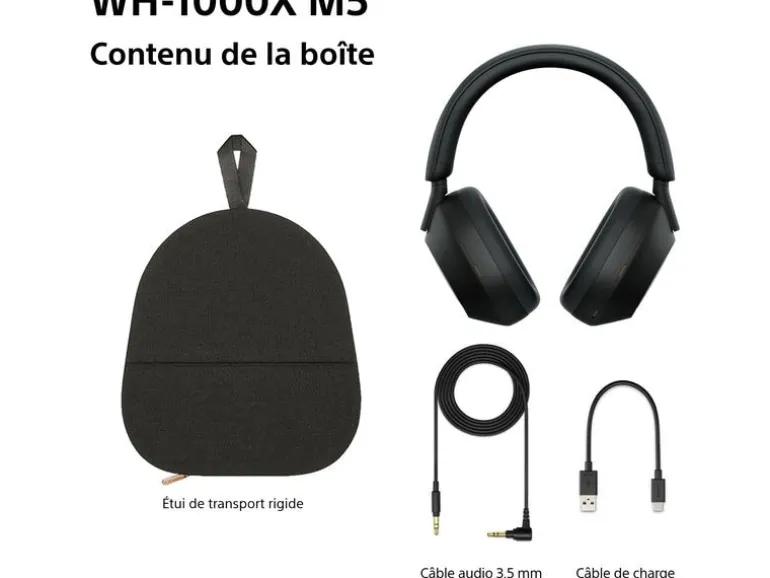 Sony Wireless Over-Ear-Kopfhörer WH-1000XM5 Schwarz