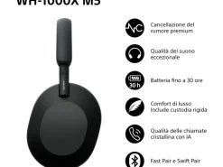 Sony Wireless Over-Ear-Kopfhörer WH-1000XM5 Schwarz