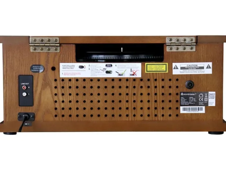 soundmaster Stereoanlage NR566BR Braun