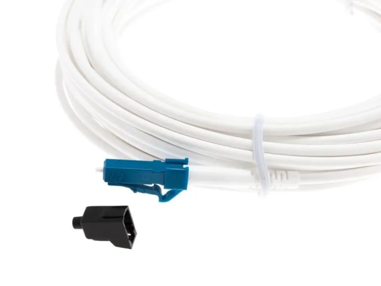 Swisscom LWL-Anschlusskabel SM LC/APC – LC, OS2, Simplex, 10 m