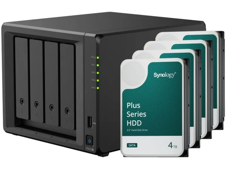 Synology NAS Diskstation DS925+ 4-bay Synology Plus HDD 16 TB