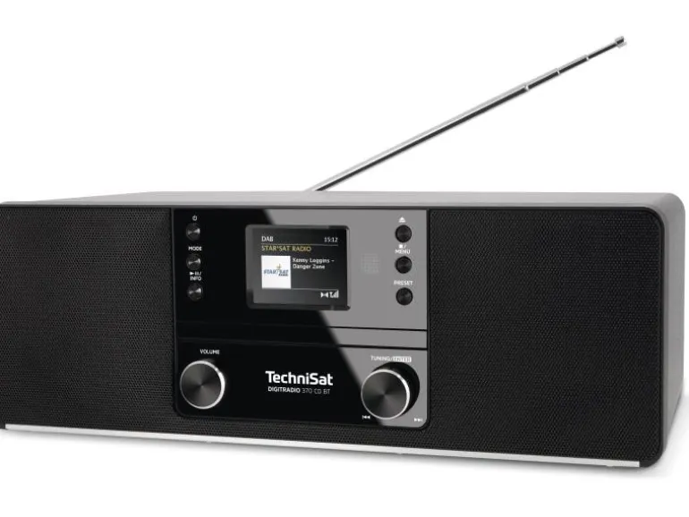 Technisat DAB+ Radio DigitRadio 370 CD BT Schwarz