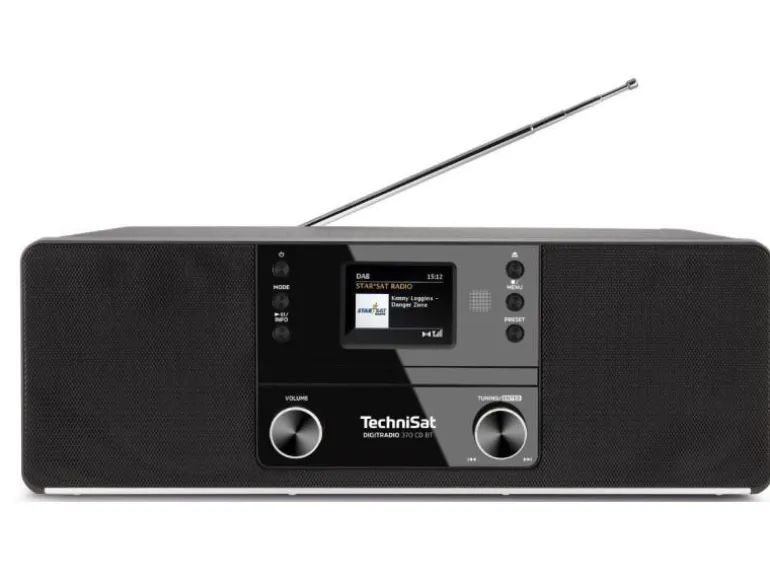 Technisat DAB+ Radio DigitRadio 370 CD BT Schwarz